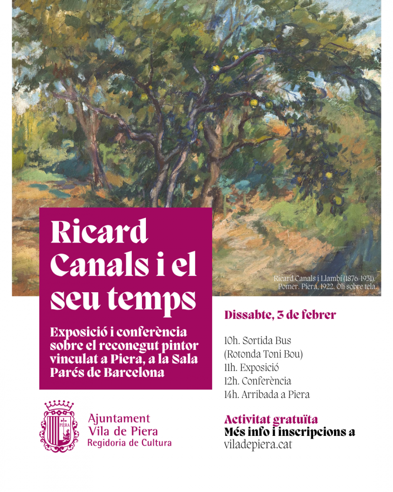 Cartell sortida Ricard Canals