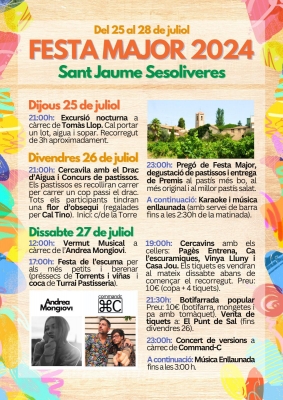 Cartell Sant Jaume Sesoliveres 1