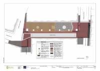 Plànol de les obres de la plaça de la Creu