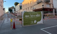 Les obres de la plaça de la Creu avancen a bon ritme